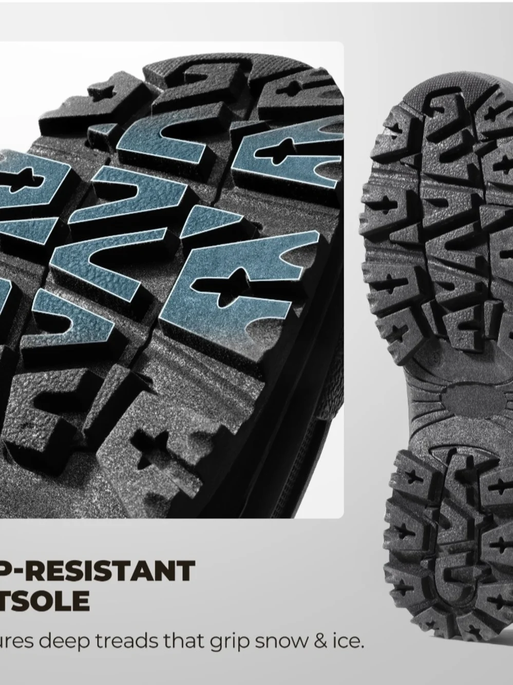 Men’s Black Insulated Rain & Snow Boots